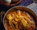 A picture of step 7 of Egg Masala Curry.