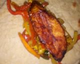 A picture of step 3 of Chicken wrap.