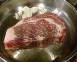 A picture of step 5 of Super Thick Rare Wagyu Steak.