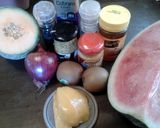 A picture of step 1 of Amy's Refreshing Honey Mustard Chicken Salad ..