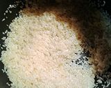 A picture of step 1 of Parsley basil rice.