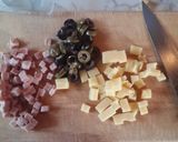 A picture of step 3 of Pasta salad.