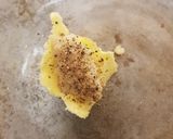 A picture of step 1 of My Garlic Buttered Chicken. 😁.