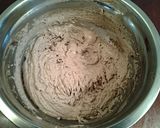 A picture of step 12 of Fresh Strawberry Chiffon Layer Cake with Chocolate and Strawberry Whipped cream.