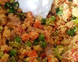 A picture of step 4 of Mix Veg Upma.