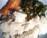Foto langkah ke 4 dari resep Oseng daun singkong dan poka.