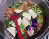 Foto langkah ke 5 dari resep Jangan Lombok Cabe Ijo (Sayur Cabe Ijo).