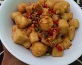 Foto langkah ke 5 dari resep Tahu Cabe Garem.