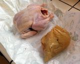 A picture of step 1 of Grilled whole paprika chicken.