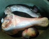A picture of step 1 of Turkey Broth, Homemade.