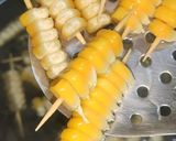 A picture of step 1 of Crispy Peri Peri Sweetcorn Fries.