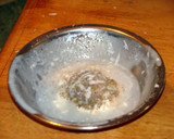 A picture of step 4 of Taisen's cucumber and onion salad.