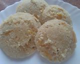 A picture of step 4 of Masoor dal Idli with Mung dal.