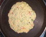 A picture of step 3 of Suji cheela.
