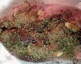 A picture of step 4 of leg of lamb roasted.