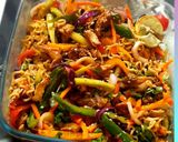 A picture of step 5 of Chicken salad with Maggi noodles.