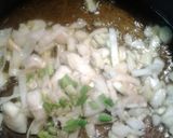 A picture of step 2 of chayote tomato and mushroom soup.