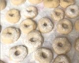 A picture of step 3 of Donuts with no milk.