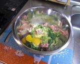 A picture of step 2 of With Delicious Meatballs! Easy Kimchi Nabe (Hot Pot).