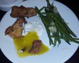 A picture of step 4 of Garlic and Parmesan Sauteed Green beans.