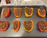 A picture of step 7 of Stuffed Peppers With Cilantro-Lime Sauce.