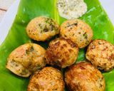 A picture of step 4 of Mini Masala Paniyaram with Rava and Sattu atta.