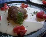 A picture of step 18 of Let's Break Down a Fish! Striped Beakfish Poêlé.