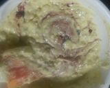 A picture of step 2 of Cream Cheese Raspberry Cake Made with Pancake Mix!.