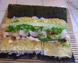 A picture of step 7 of Gori-Chan's California Roll.