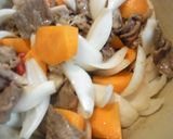 A picture of step 5 of Comforting Nikujaga - Simmered Meat and Potatoes.