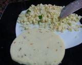A picture of step 4 of chicken meatballs in chicken cream soup sauce.