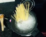 A picture of step 5 of Simple Pasta with Red Sauce.