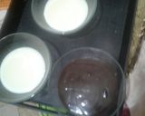 A picture of step 2 of Layered Muhallabia.