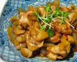 A picture of step 8 of Sweet and Savoury Stir-Fried Chicken and Onion.