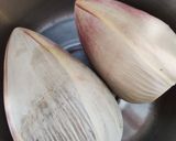 Gambar langkah 3 resipi Teresek Jantung Pisang Kelantan.