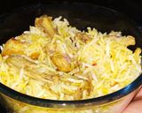 A picture of step 7 of Dum Chicken biryani.