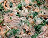 A picture of step 2 of Chicken and Kale Eggrolls.