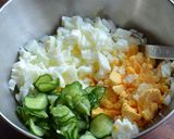 A picture of step 3 of Our Family's Cucumber and Egg Sandwiches.