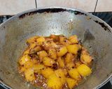 A picture of step 6 of KADDU KALA CHANA DRY CURRY...