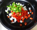 A picture of step 3 of Quick Spicy Ground Beef with Holy Basil and Shio-koji Soboro.