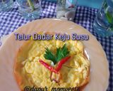 Foto langkah ke 4 dari resep Telur Dadar Keju Susu.