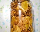 Foto langkah ke 6 dari resep Keripik Sukun Bawang Putih.