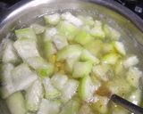 A picture of step 1 of Lauki chana dal sabji.