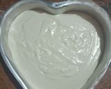 A picture of step 5 of Valentine cake.
