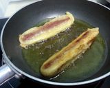 A picture of step 3 of Beer Batter Chinese Sausage.