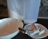 A picture of step 1 of Ukrainian syrnyky, cottage cheese pancakes.