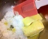 A picture of step 1 of Easy Cocoa Butter Cookies.