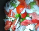 A picture of step 1 of Pav bhaji.