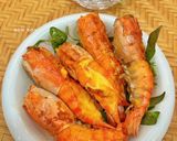 A picture of step 6 of Grilled Cheese Prawns.