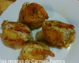 Foto del paso 4 de la receta: Rollitos de panga rellenos de langostinos
